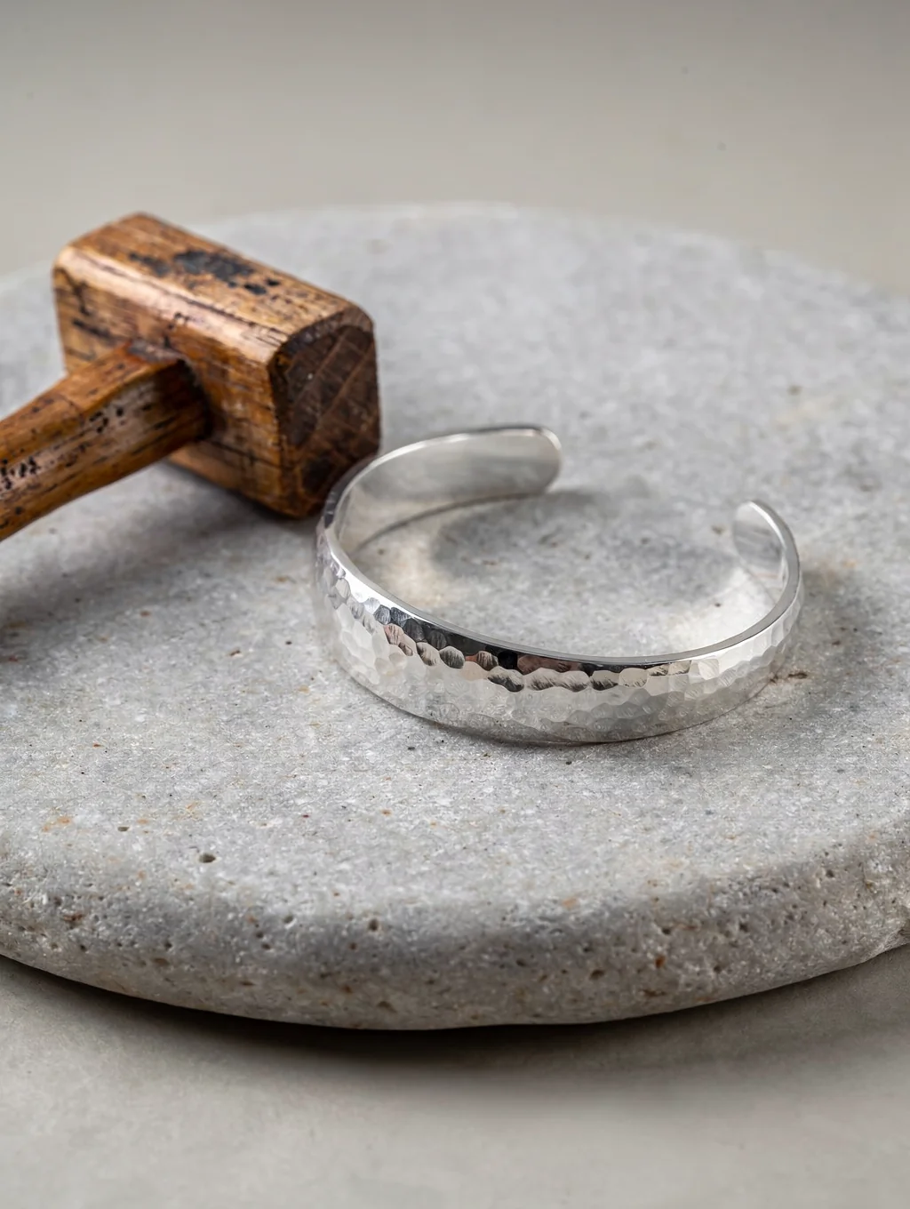 Hammered Silver